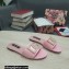 Dolce & Gabbana Calfskin Sliders Pink with DG Logo 2022