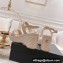 Chanel Chain Platform Sandals Patent Beige 2022