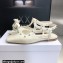 Dior Heel 1cm Rose Fantastique Slingback Flats White 2022