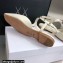Dior Heel 1cm Rose Fantastique Slingback Flats White 2022