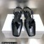 Dior Heel 1cm Rose Fantastique Slingback Flats Black 2022
