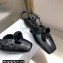 Dior Heel 1cm Rose Fantastique Slingback Flats Black 2022