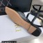 Dior Heel 1cm Rose Fantastique Slingback Flats Black 2022