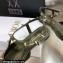 Dior Heel 1cm Rose Fantastique Slingback Flats Dark Green 2022