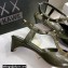 Dior Heel 3.5cm Rose Fantastique Slingback Pumps Dark Green 2022