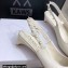 Dior Heel 1cm/3.5cm Rose Fantastique Slingback Flats/Pumps White 2022
