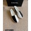 Chanel Patchwork Quilting Espadrilles Black/White 2022