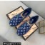 Louis Vuitton Monogram Denim Starboard Flat Espadrilles Navy Blue 2022