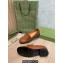 Gucci Heel 2.5cm Croco Pattern Loafers with Double G Brown 2022