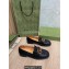 Gucci Heel 2.5cm Croco Pattern Loafers with Double G Black 2022
