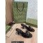 Gucci Heel 7.5cm Double G Slide Sandals 674839 Black 2022