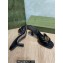 Gucci Heel 7.5cm Double G Slide Sandals 674839 Black 2022