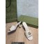 Gucci Heel 7.5cm Double G Slide Sandals 674839 White 2022