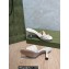 Gucci Heel 7.5cm Double G Slide Sandals 674839 White 2022