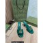 Gucci Heel 7.5cm Double G Slide Sandals 674839 Green 2022