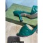 Gucci Heel 7.5cm Double G Slide Sandals 674839 Green 2022