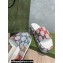 Gucci Platform Slide Sandals 623212 Multicolor GG linen fabric 2022