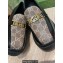 Gucci Heel 5.5cm Loafers with Interlocking G Horsebit 670417 Coffee 2022