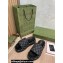 Gucci Platform GG Canvas Slide Sandals 623212 Black 2022