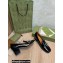 Gucci Heel 5.5cm Pumps Black with Crystal Interlocking G 2022