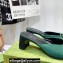Gucci Heel 8.5cm Mules Pumps Satin Green 2022