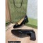 Gucci Heel 5.5cm Pumps Black with Gold G 2022