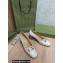 Gucci Heel 5.5cm Pumps White with Gold G 2022