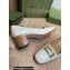 Gucci Heel 5.5cm Pumps White with Gold G 2022