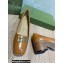 Gucci Heel 5.5cm Pumps Brown with Gold G 2022