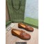 Gucci Heel 2.5cm Croco Pattern Loafers with Double G Brown 2022
