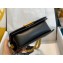 Chanel Small LE BOY Handbag A67085 in Lambskin Black/Aged Gold