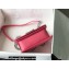 Chanel Small LE BOY Handbag A67085 in Caviar Leather Dark Pink/Shine Silver