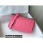 Chanel Medium LE BOY Handbag A67086 in Caviar Leather Dark Pink/Shine Silver