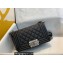 Chanel Small LE BOY Handbag A67085 in Caviar Leather Black/Aged Silver