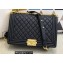 Chanel New Medium LE BOY Handbag A92193 in Caviar Leather Black/Aged Gold