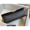 Chanel Medium LE BOY Handbag A67086 in Caviar Leather Chevron Black/Aged Gold