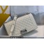 Chanel Medium LE BOY Handbag A67086 in Caviar Leather Creamy/Shine Silver