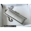 Chanel Medium LE BOY Handbag A67086 in Caviar Leather Gray/Shine Silver
