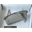 Chanel Medium LE BOY Handbag A67086 in Caviar Leather Gray/Shine Silver