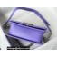 Chanel Small LE BOY Handbag A67085 in Caviar Leather Purple/Shine Silver
