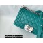 Chanel Small LE BOY Handbag A67085 in Caviar Leather Green/Shine Silver