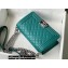Chanel Medium LE BOY Handbag A67086 in Caviar Leather Green/Shine Silver