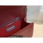 Chanel Small LE BOY Handbag A67085 in Caviar Leather Date Red/Aged Silver