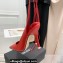 The Attico Heel 10.5cm Venus Slingback with Ankle Strap Leather Red