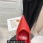 The Attico Heel 10.5cm Venus Slingback with Ankle Strap Leather Red