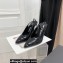The Attico Heel 10.5cm Venus Slingback with Ankle Strap Sequins Black