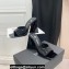 The Attico Heel 10.5cm Devon Mules Patent Black