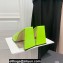 The Attico Heel 10.5cm Devon Mules Patent Fluo Yellow