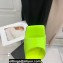 The Attico Heel 10.5cm Devon Mules Patent Fluo Yellow