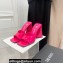 The Attico Heel 10.5cm Devon Mules Patent Fuchsia